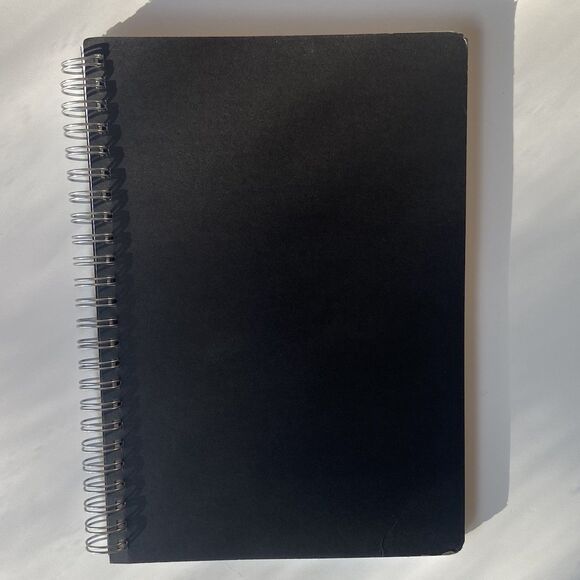 Coach Notebook In Signature Canvas Gold/Walnut/Black Diary Lined Spiral CZ198 - Picture 9 of 12